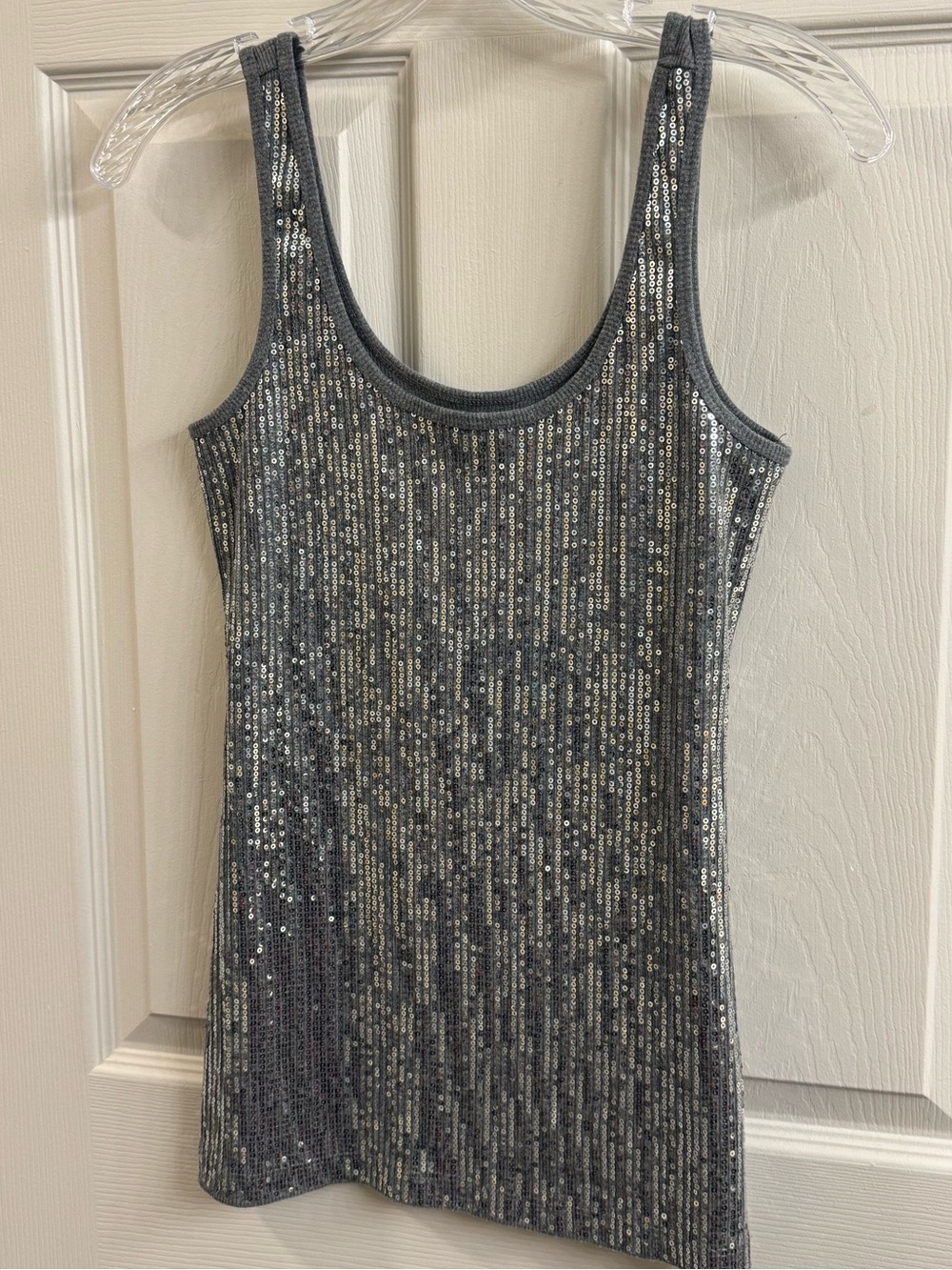 Gray Sequin Tank Dress - Women's Sparkle Tank Dress